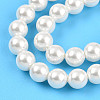 Baking Paint Pearlized Glass Pearl Bead Strands HY-N002-4mm-A11-5