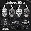 Unicraftale 4Pcs 2 Styles Titanium Steel Pendants STAS-UN0054-69-5