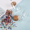 Glass Jar Glass Bottle for Bead Containers CON-E008-58x47mm-5