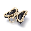 Brass Micro Pave Clear Cubic Zirconia Pendant ZIRC-P079-B02-10-2