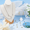 16Pcs 2 Colors 304 Stainless Steel Charms STAS-FH0002-48-4