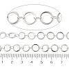 304 Stainless Steel Ring Link Chains CHS-G044-05P-05-2
