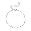 304 Stainless Steel Satellite Chain Bracelet Making AJEW-JB01578-02-1