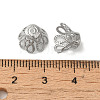 Non-Tarnish 304 Stainless Steel Bead Caps STAS-P363-03B-P-3