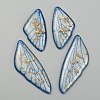 Transparent Resin Pendants RESI-TAC0004-24C-1