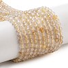 Natural Gold Rutilated Quartz Beads Strands LS-G-G161-A17-05-1