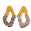 Resin & Walnut Wood Pendants RESI-S358-25H-2