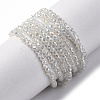 Electroplate Glass Beads Strands EGLA-H107-01A-A03-1