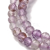 Natural Purple Phantom Quartz Purple Lodolite Quartz Beads Strands G-A235-A01-01-4