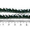 Electroplate Transparent Glass Beads Strands EGLA-A035-T6mm-A10-4