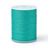 Round Waxed Polyester Cord YC-G006-01-1.0mm-25-1
