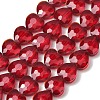 Transparent Glass Beads Strands GL-CBA7A17-03A-02-1