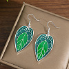 Alloy Enamel Dangle Earrings WGCF12B-02-2