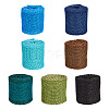 6 Rolls 6 Colors Burlap & Linen Ribbon OCOR-BT0001-03-1