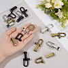 12 Bags 3 Colors Alloy Shackle Clasps FIND-UN0010-28-4