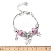 Alloy Enamel European Beads Charm Bracelets BJEW-F495-22P-3