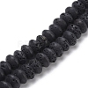 Synthetic Lava Rock Beads Strands G-B087-02A-10-1