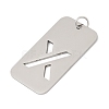 304 Stainless Steel Pendants STAS-M115-01P-X-2