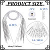 11Pcs Stainless Steel Circular Knitting Needles SENE-WR0001-03-2