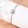304 Stainless Steel Bangles for Women BJEW-N040-01C-P-4