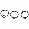 3Pcs 3 Styles Heart Iron Cuff Toe Rings Sets FS-WG0D8D1-01-5