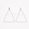 Tarnish Resistant 304 Stainless Steel Wire Pendants STAS-S103-12-2