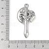 Non-Tarnish 304 Stainless Steel Pendants STAS-Q328-01P-01-3