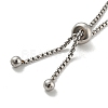 Non-Tarnish 304 Stainless Steel Round Cabochon Setting Bracelets LS-DIY-Z026-01C-3