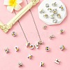 26Pcs 26 Styles Zinc Alloy Enamel European Beads FIND-CJ0004-01-5