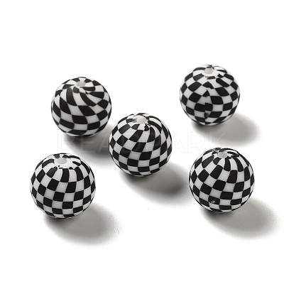 Opaque Silicone Beads SIL-D010-01B-1