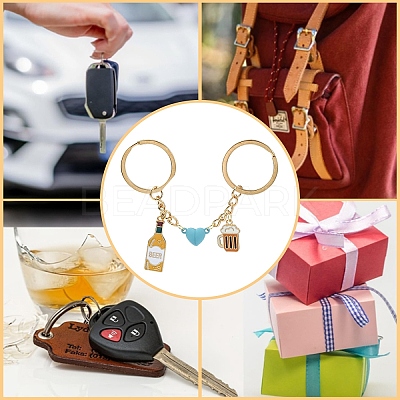 Alloy Enamel Keychain KEYC-YW00130-01-1