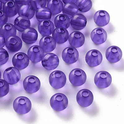 Transparent Acrylic Beads MACR-S370-A6mm-748-1