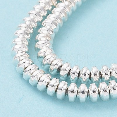 Electroplate Non-magnetic Synthetic Hematite Beads Strands G-L485-04B-S-1