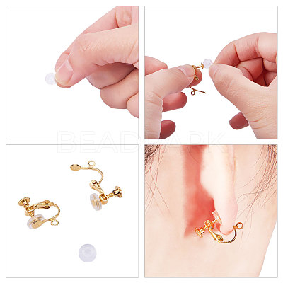 Comfort PET Plastic Pads for Clip on Earrings X-KY-P007-B01-1