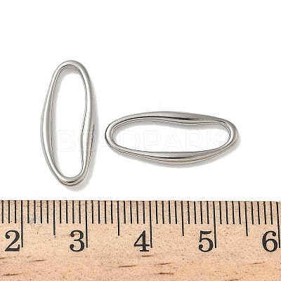 304 Stainless Steel Oval Linking Rings STAS-L300-010B-P-1