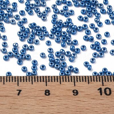 11/0 Czech Opaque Glass Seed Beads SEED-N004-003B-01-1