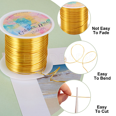 Round Copper Beading Wire for Jewelry Making YS-TAC0004-0.8mm-03-1