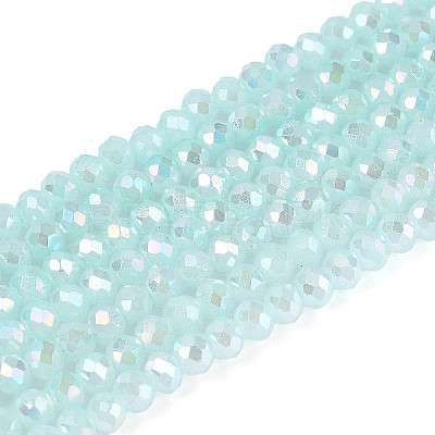 Baking Electroplate Glass Beads Strands LS-DGLA-A039-J2mm-B26-1