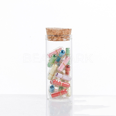 Mini High Borosilicate Glass Bottle Bead Containers LS-BOTT-PW0001-262D-1