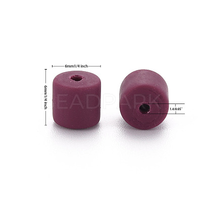 Polymer Clay Bead Strands CLAY-T001-C35-1