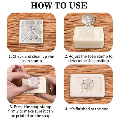 Shop CRASPIRE Handmade Soap Stamp Crown Acrylic Soap Stamp with