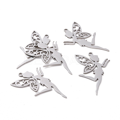 Tarnish Resistant 201 Stainless Steel Pendants STAS-T056-LA326-1-1