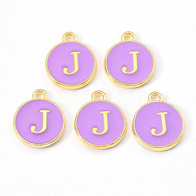 Golden Plated Alloy Enamel Charms LS-ENAM-S118-10J-1