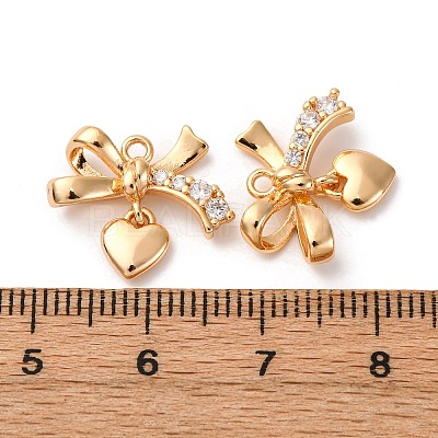 Brass Micro Pave Cubic Zirconia Pendants KK-Z112-11G-1