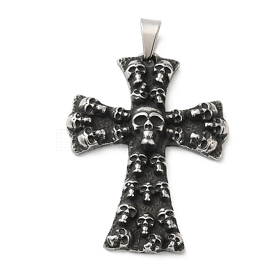 Halloween 304 Stainless Steel Pendants STAS-Z046-01C-AS-1