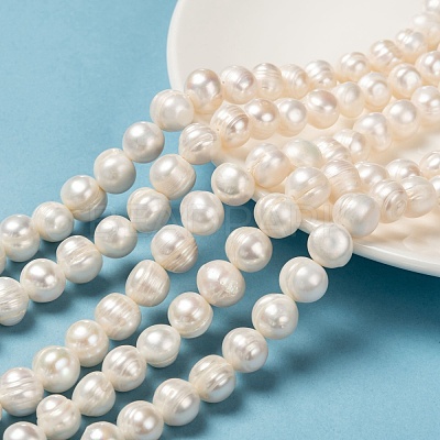 Natural Cultured Freshwater Pearl Beads Strands PEAR-L001-G-14-1