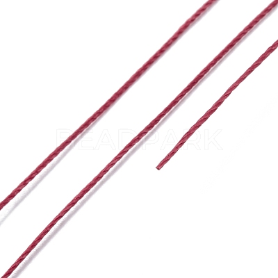Round Waxed Polyester Thread String YC-D004-02C-050-1