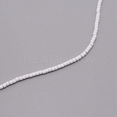 Non-magnetic Synthetic Hematite Beads Strands G-WH0018-01O-1