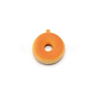 PU Imitation Doughnut Pendant Decorations FIND-WH0094-68B-1