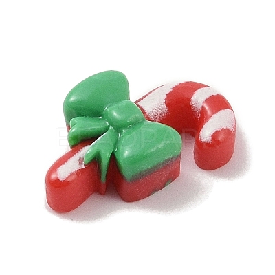 Opaque Christmas Theme Resin Cabochons RESI-H162-06H-1